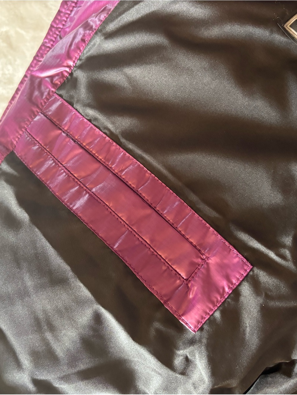 Noize Shiny Purple Puffer Jacket - Picture 8 of 13